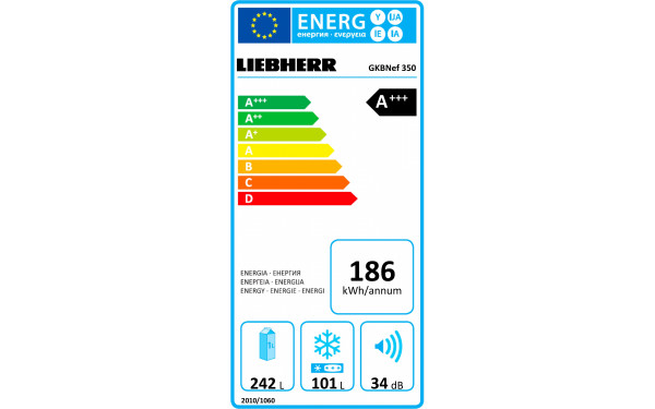 LIEBHERR CBNef 4835-20 - &Eacute;tiquette &eacute;nergie