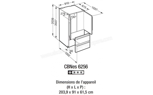 LIEBHERR CBNes 6256 - Schema technique