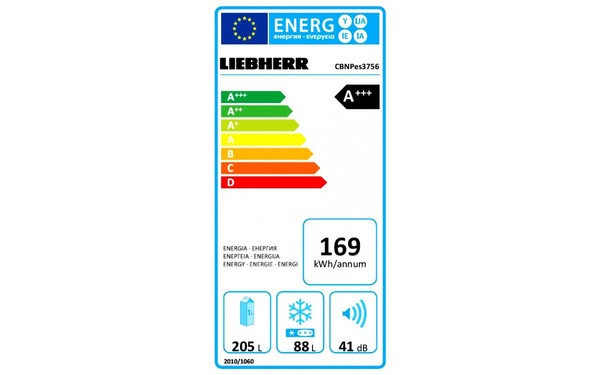 LIEBHERR CBNPES 3756-21 - &Eacute;tiquette &eacute;nergie