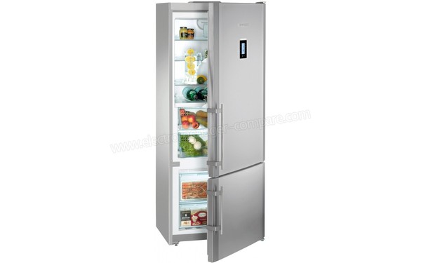 LIEBHERR CBNPes 4656-20 - Vue de l'int&eacute;rieur porte entrouverte (cr&eacute;dit : Boulanger)