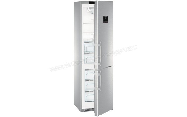 LIEBHERR CBNPes 4878-20 - Vue 3/4 gauche vide, porte ouverte