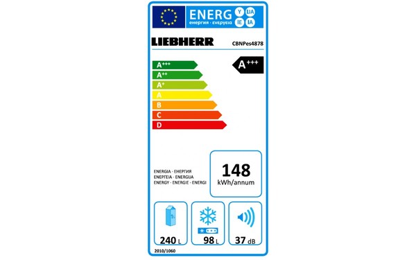 LIEBHERR CBNPes 4878-20 - &Eacute;tiquette &eacute;nergie