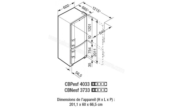 LIEBHERR CBPesf 4013 - Schema technique