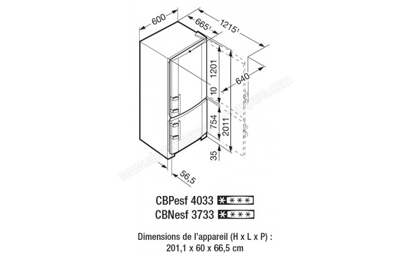 LIEBHERR CBPesf 4043 - Schema technique