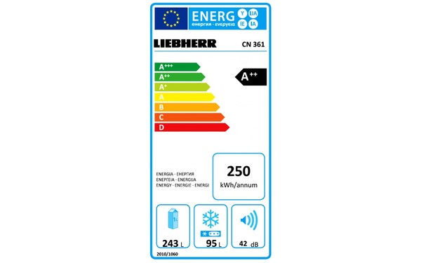LIEBHERR CN 361 - &Eacute;tiquette &eacute;nergie