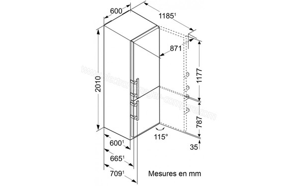 LIEBHERR CN 4815-20 - Sch&eacute;ma technique