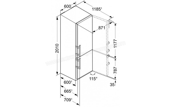 LIEBHERR CNef 4815-20 - Sch&eacute;ma technique