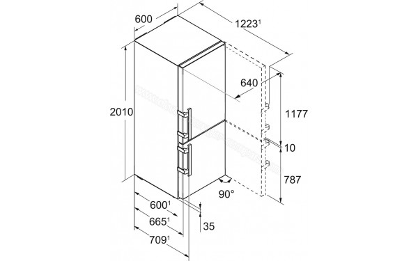 LIEBHERR CNef 4835-21 - Dimensions