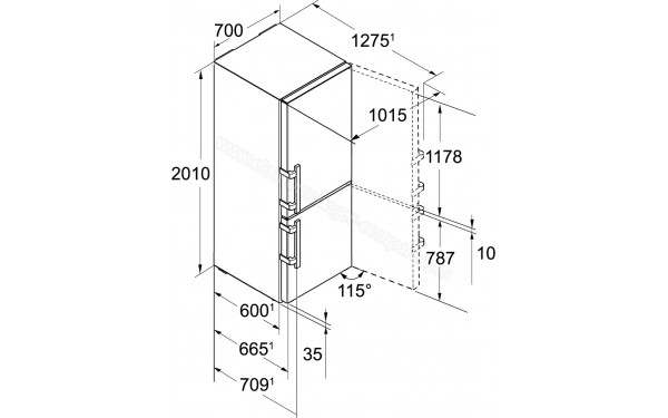 LIEBHERR CNef 5725-20 - Sch&eacute;ma technique