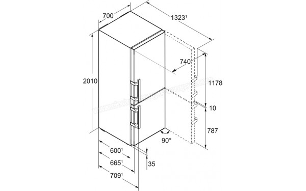 LIEBHERR CNef 5745-20 - Sch&eacute;ma technique