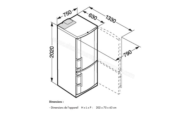 LIEBHERR CNesf 5113-2 - Schema technique