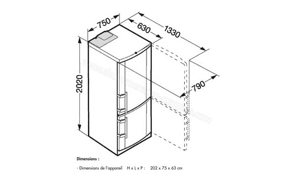 LIEBHERR CNesf 5123-1 - Schema technique