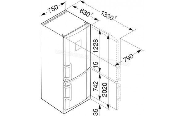 LIEBHERR CNPesf 5156-21 - Dimensions