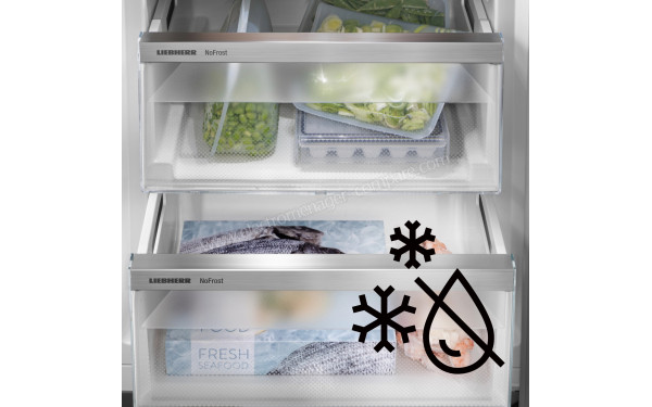 LIEBHERR CNsfa 7723 - Tiroirs partie cong&eacute;lateur