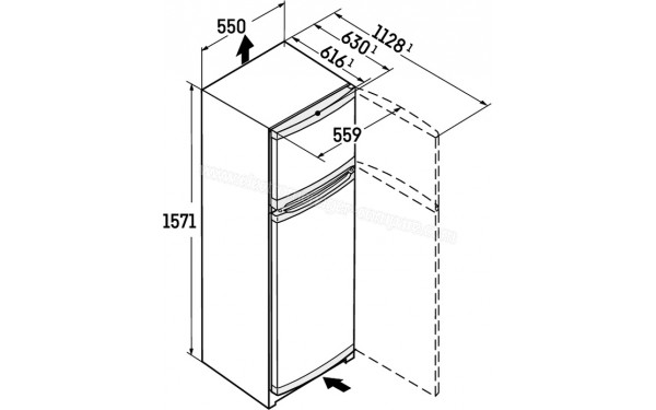 LIEBHERR CTe 2931-26 - Dimensions