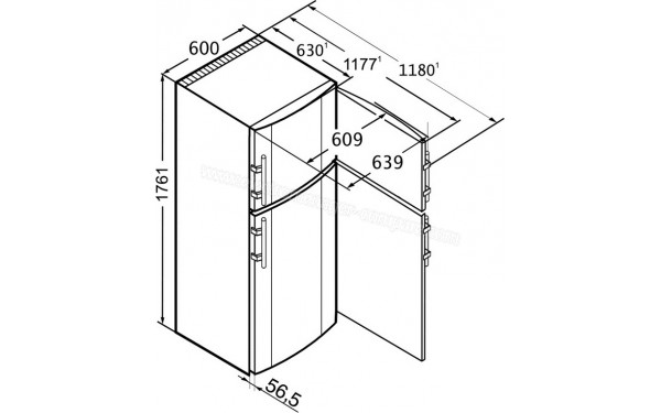 LIEBHERR CTP 3316-23 - Dimensions
