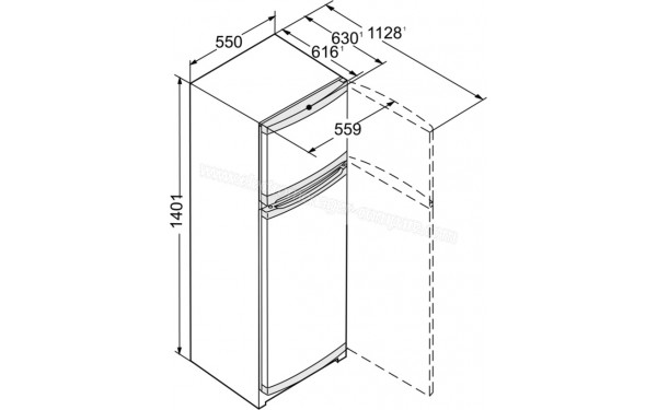 LIEBHERR CTPele231-26 - Dimensions