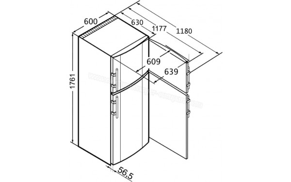 LIEBHERR CTsl 3306-23 - Dimensions
