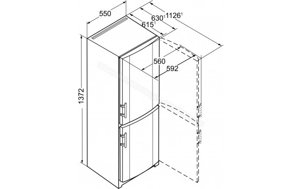 LIEBHERR CU 231-21 - Dimensions
