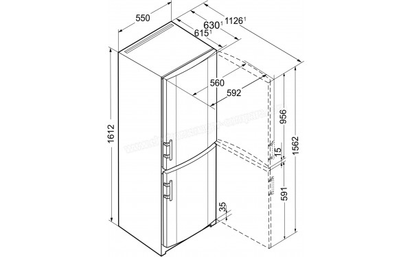 LIEBHERR CU281-21 - Dimensions