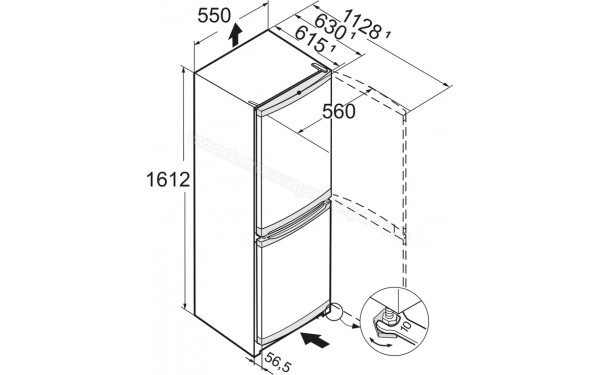 LIEBHERR CU281-22 - Dimensions