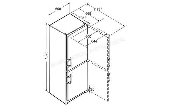 LIEBHERR CUsl 2915 - Dimensions