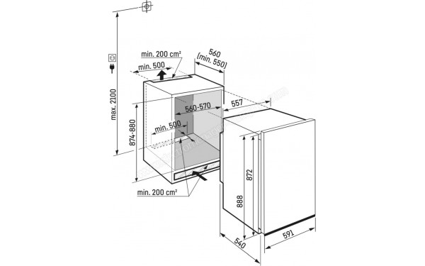 LIEBHERR DRe3901-22 - Dimensions
