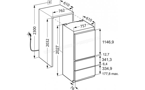 LIEBHERR ECBN 5066G-2 - Encastrement