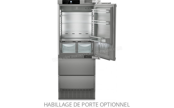 LIEBHERR ECBNe7870 - Vue de l'int&eacute;rieur partie r&eacute;frig&eacute;rateur
