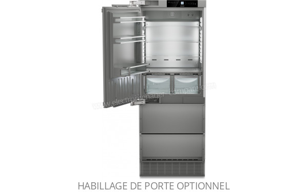 LIEBHERR ECBNe7871-20 - Vue de l'int&eacute;rieur partie r&eacute;frig&eacute;rateur