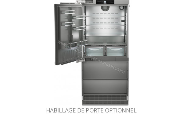 LIEBHERR ECBNe8871 - Vue de l'int&eacute;rieur partie r&eacute;frig&eacute;rateur