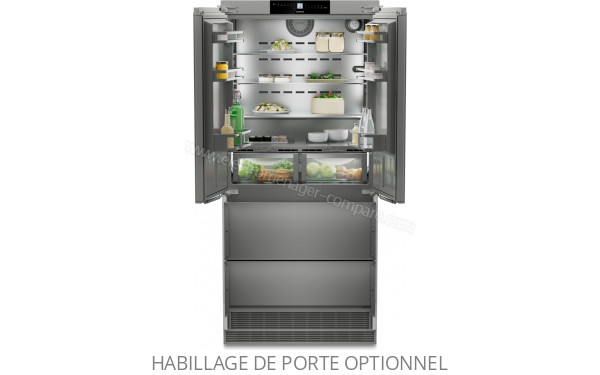 LIEBHERR ECBNe8872-20 - Vue de l'int&eacute;rieur partie r&eacute;frig&eacute;rateur