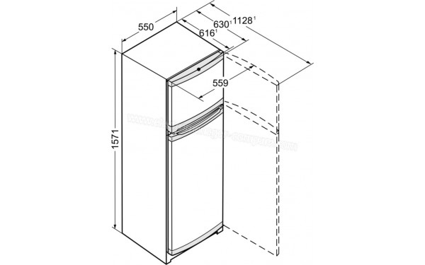 LIEBHERR GKPe415-26 - Dimensions
