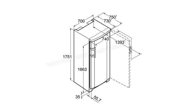LIEBHERR GN 3613 - Schema technique