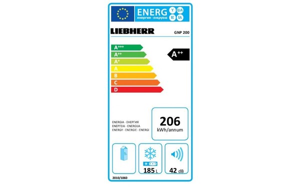 LIEBHERR GNP 200 - &Eacute;tiquette &eacute;nergie
