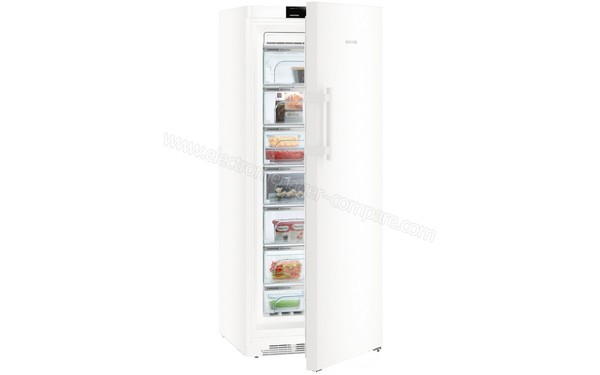 LIEBHERR GNP 4655-20 - Vue 3/4 gauche porte ouverte
