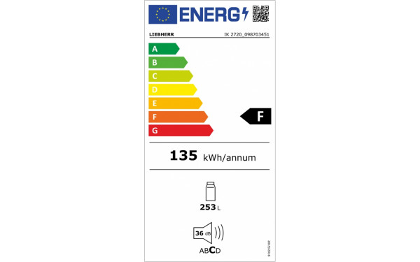 LIEBHERR IK 2720-21 - &Eacute;tiquette &eacute;nergie v2