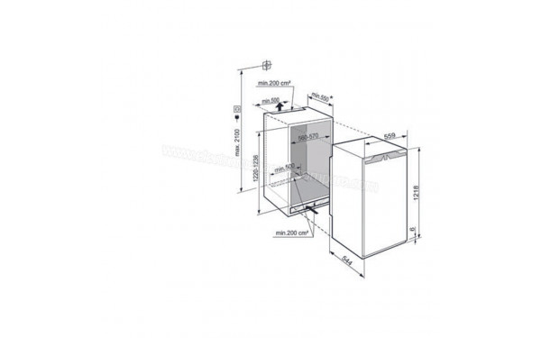 LIEBHERR IKB 2320-22 - Dimensions
