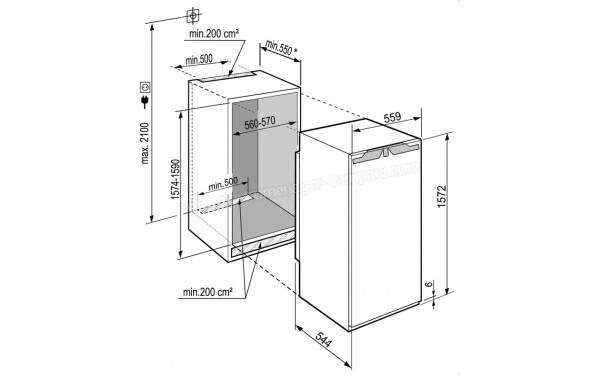 LIEBHERR IKBP2964-21 - Sch&eacute;ma technique