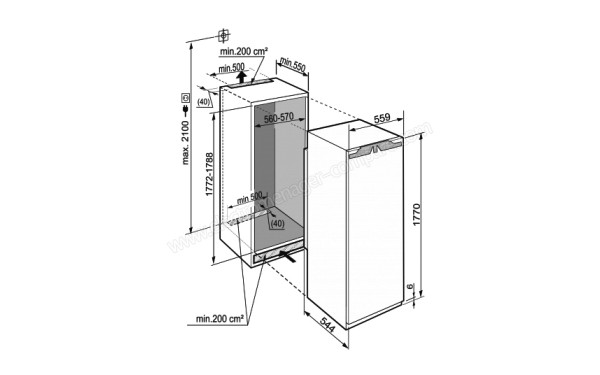 LIEBHERR IKBP 3564-21 - Vue du sch&eacute;ma technique