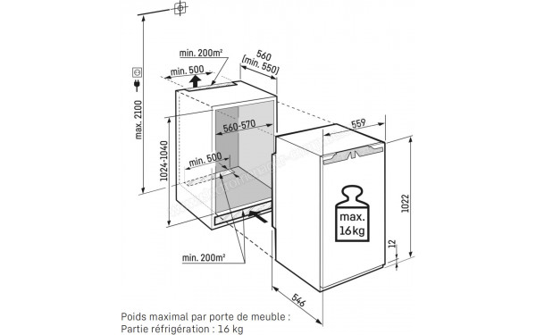 LIEBHERR IRd 4020-62 - Dimensions