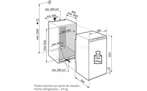 LIEBHERR IRe4100-22 - Dimensions