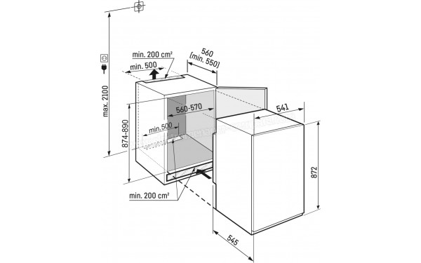 LIEBHERR IRSe 3901-22 - Dimensions