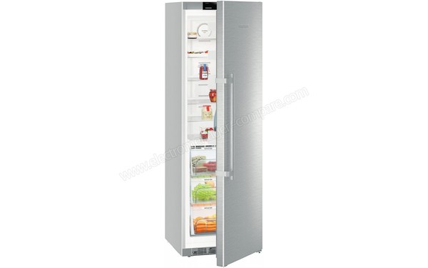 LIEBHERR KBef 4310 - Vue 3/4 gauche porte entrouverte