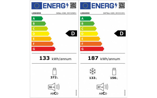 LIEBHERR SBSes 8496-21 - &Eacute;tiquette &eacute;nergie v2