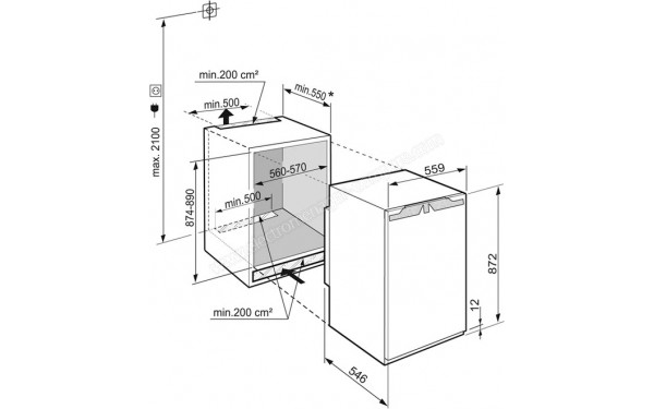 LIEBHERR SIBa 3950-20 - Dimensions