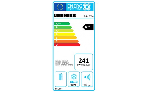 LIEBHERR SIGN 3576 - &Eacute;tiquette &eacute;nergie