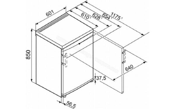 LIEBHERR TP1724-22 - Dimensions