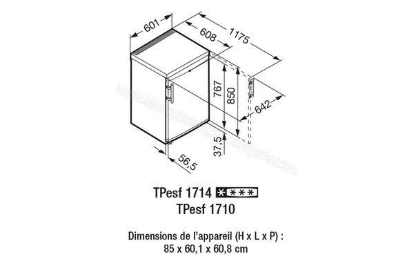 LIEBHERR TPesf 1714 - Schema technique