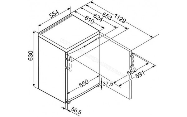 LIEBHERR TX1021-22 - Dimensions